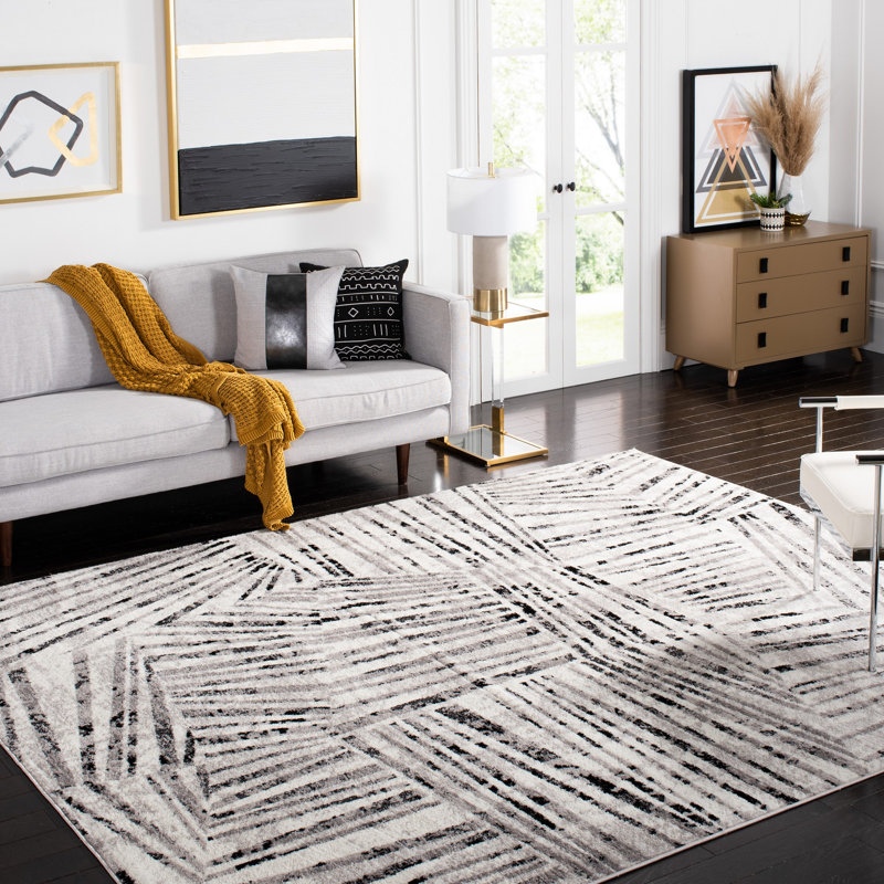 Cosner Skyler Performance Geometric Rug, Rectangle 5'1" x 7'6"