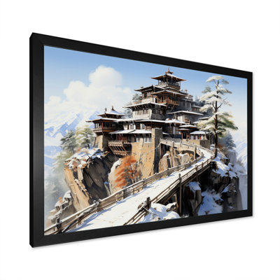 Art asiatique, monastère tibétain VII - reproduction