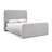 Fira Daliah Linen Textured Fabric Upholstered Bed-2026383486-2026383480