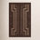Hand Tufted Wool Geometric Area Rug in Brown