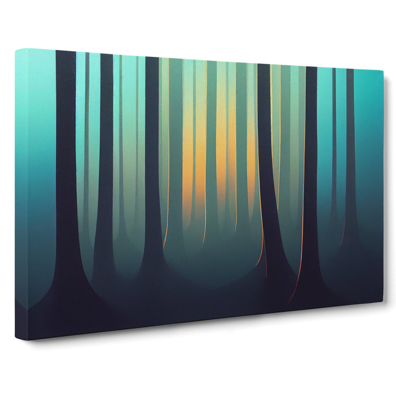 An Ethereal Forest - Wrapped Canvas, 50cm H x 76cm W x 3cm D