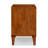Ingraham 23.6" W Mid-Century Modern Solid Wood Cane 2-Drawer Nightstand & Open Shelf