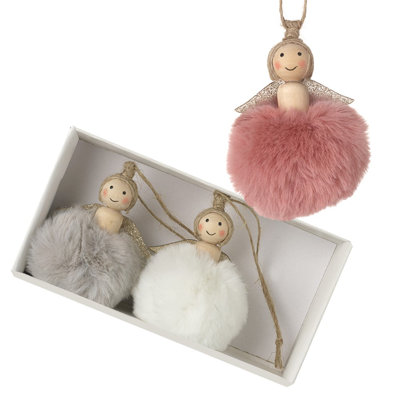 8 cm Fabric Shatterproof Hanging Figurine Ornament