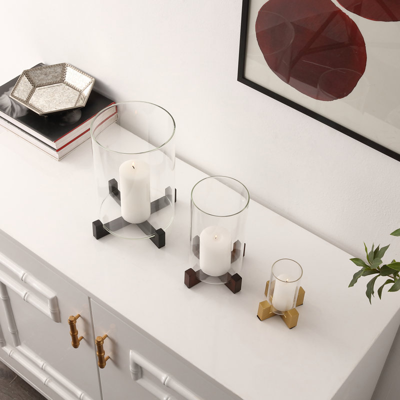 Ensemble de 3 bougeoirs Adella