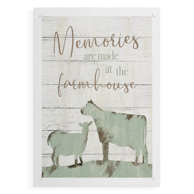 Farmhouse Memories - Impression sur toile seulement - NON-CADRE, H 60 po x l 40 po