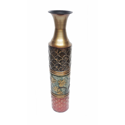 Vase en métal 24 po