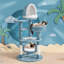 115cm Tall Ocean-themed Cat Tree
