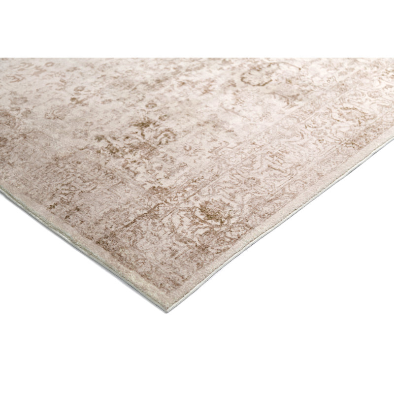 Jiah Washable Oriental Indoor Rug, Rectangle 5' x 8'