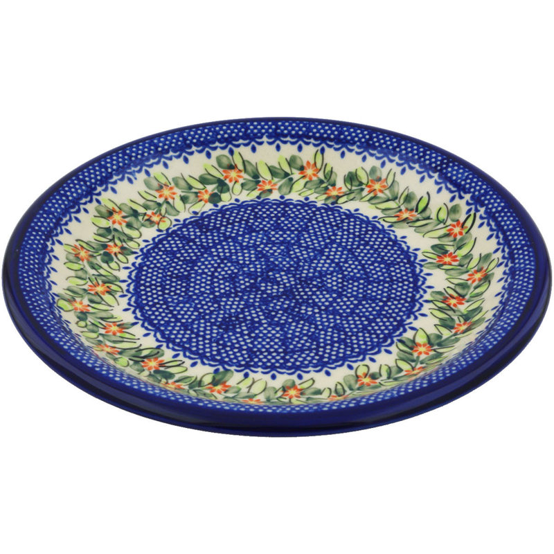 Elegant Garland Ceramic Decorative Plate