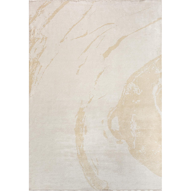 Modern Abstract Area Rug, Square 9'
