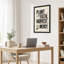 Art mural sur toile noir et brun-1737864868