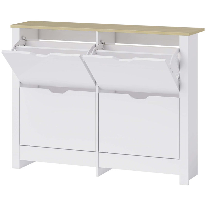 16 Pair Flip Down Shoe Storage