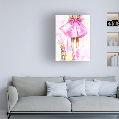Jess Stempel Walking The Runway Canvas Art