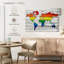 Carte du monde Aliaz Pride-107922702