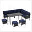 Ensemble de 7 pièces de mobilier d'extérieur pour petit patio-988645033