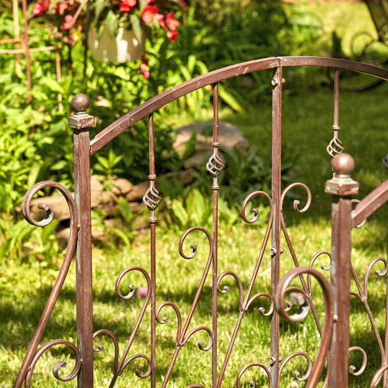 Pont de jardin en fer, Bronze