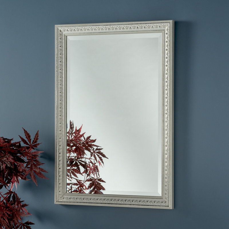 Pinckneyville Solid Wood Rectangle Wall Mirror, 112cm H x 86cm W