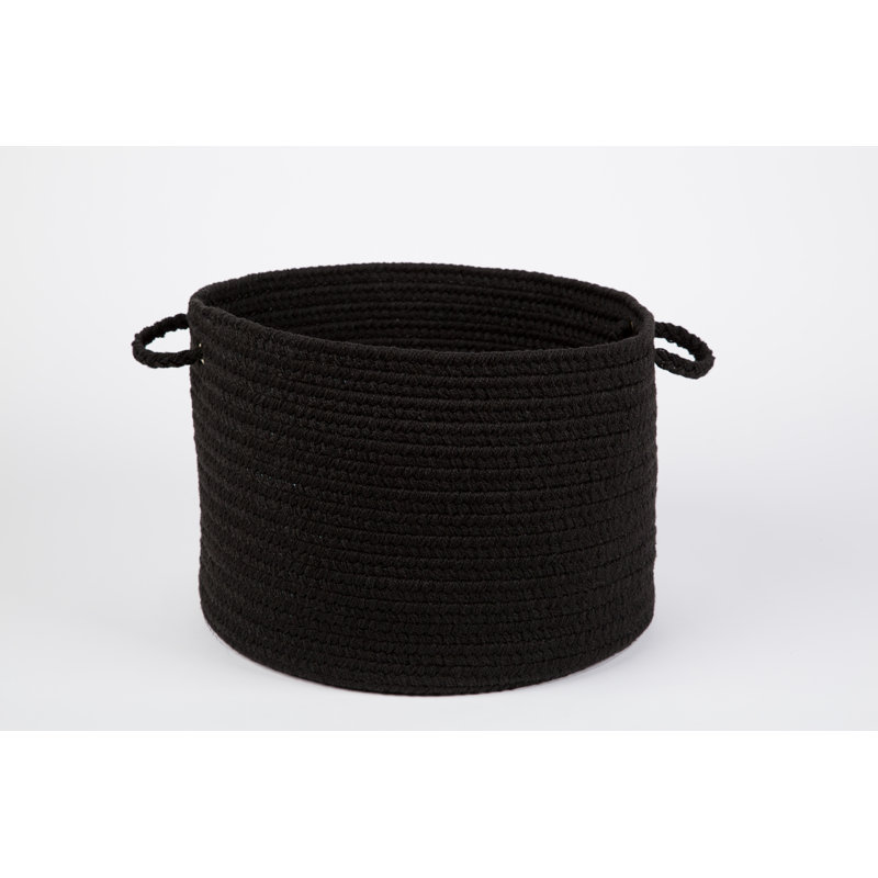 Panier en tissu Smyth, Noir