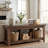 62.99-Inch Solid Wood Console Table, Farmhouse Sofa Table With Storage For Entryway, Living Room-126594159
