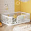 Structure de lit double en bois-14648549