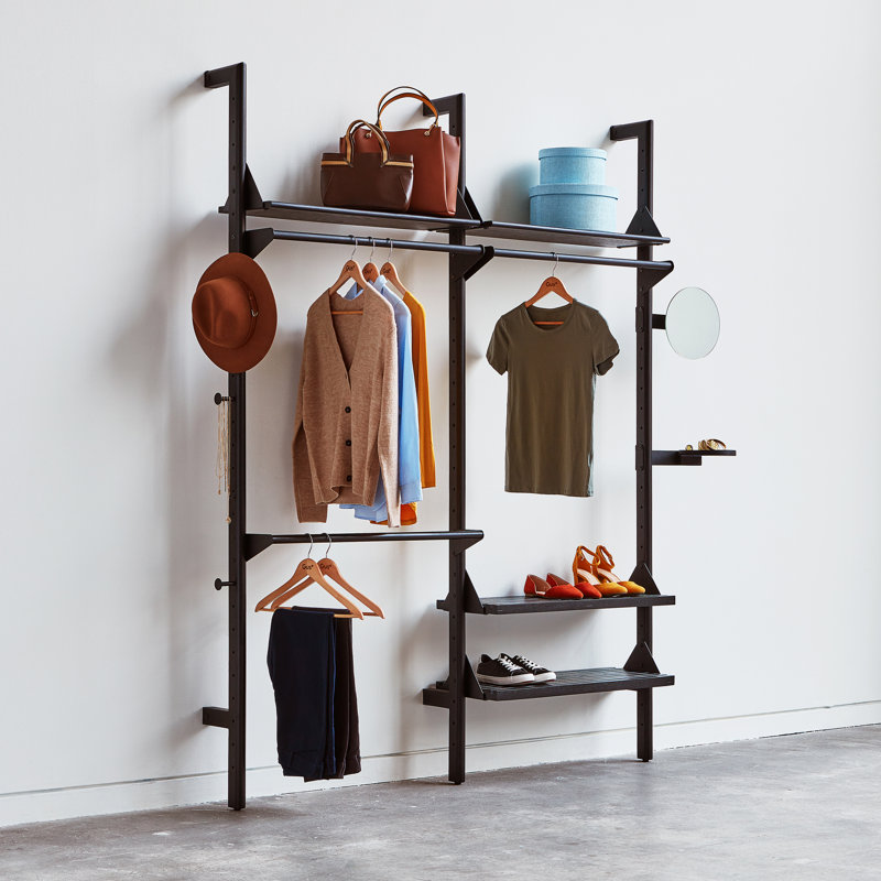 Branch 2 - Wardrobe Unit, Black/Blonde