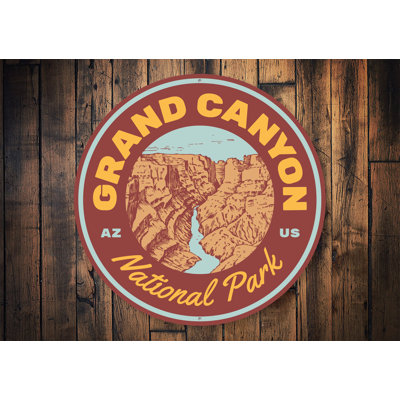 Enseigne en aluminium Grand Canyon