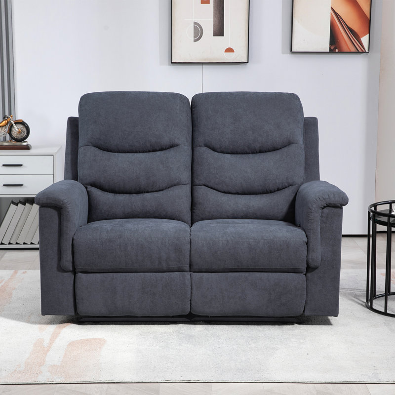 Causeuse inclinable avec accoudoirs coussinés de 55 po Ariadne