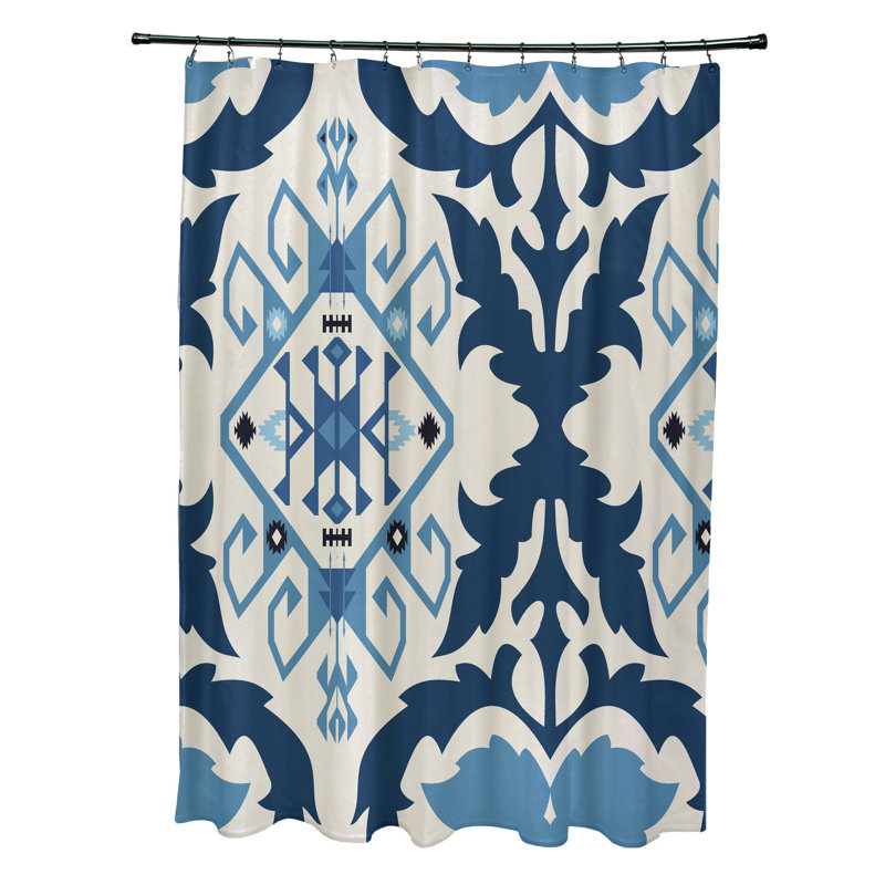 Rideau de douche Senoia, Bleu marine