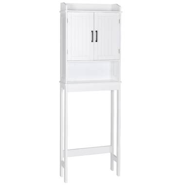 Garlington Solid Wood Free-Standing Over-the-Toilet Storage The Twillery Co. Finish: White