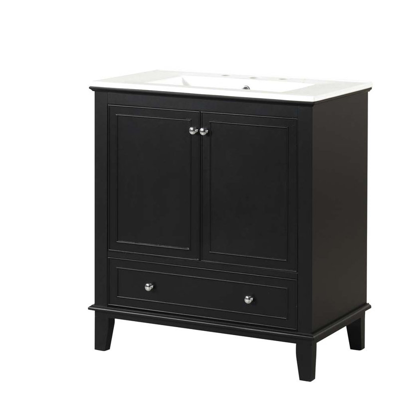 Meuble-lavabo simple 18,3 po avec comptoir
