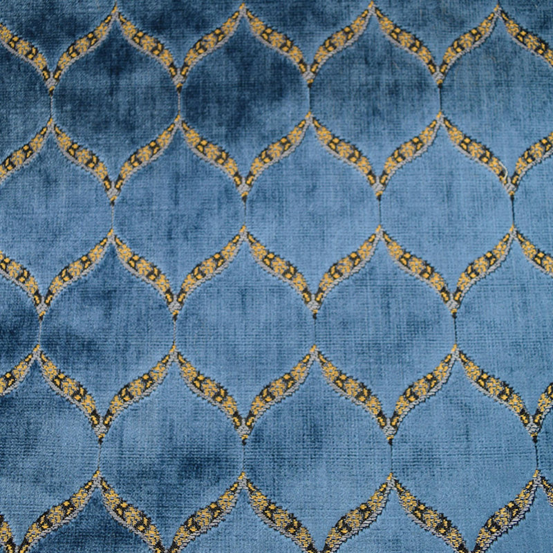Medallian Velvet | Eliza Fabric, Royal