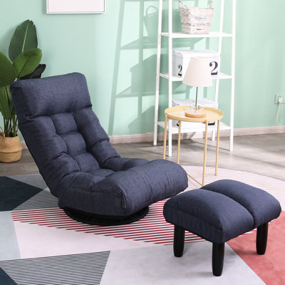 Chaise pliable pour chambre à coucher, bleu marine - Dortoir multifonctionnel de 38,12 lb avec sac de siège