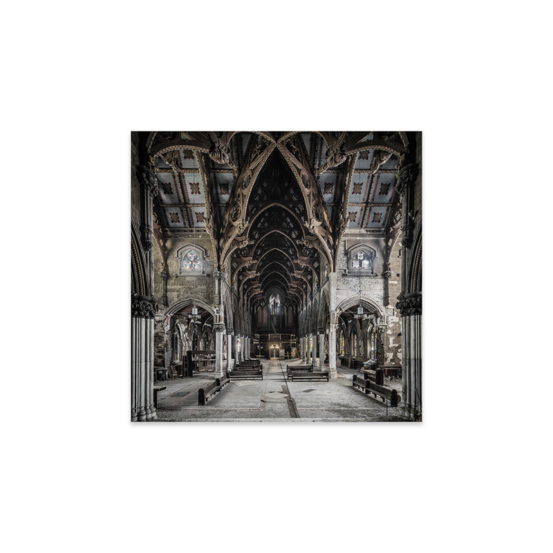 Église gothique - peinture sans cadre
