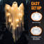 2 fantômes suspendus 35,5 po d'Halloween illuminés-1527408291