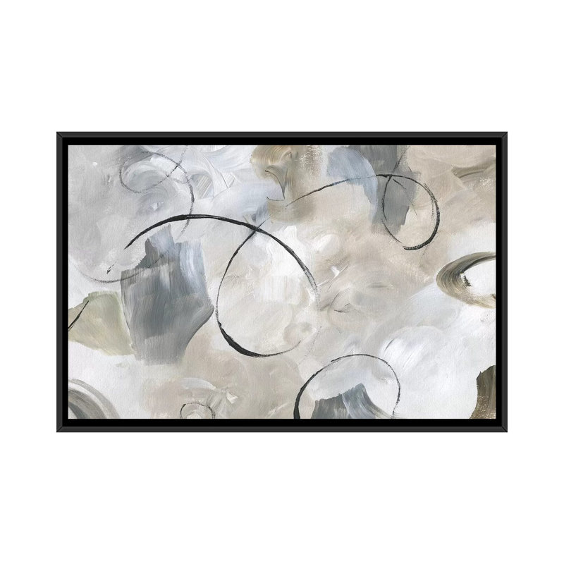 Crescendo par Nan - reproduction d'art sur toile tendue, H 32 po x l 48 po x P 1,5 po, Toile avec cadre noir