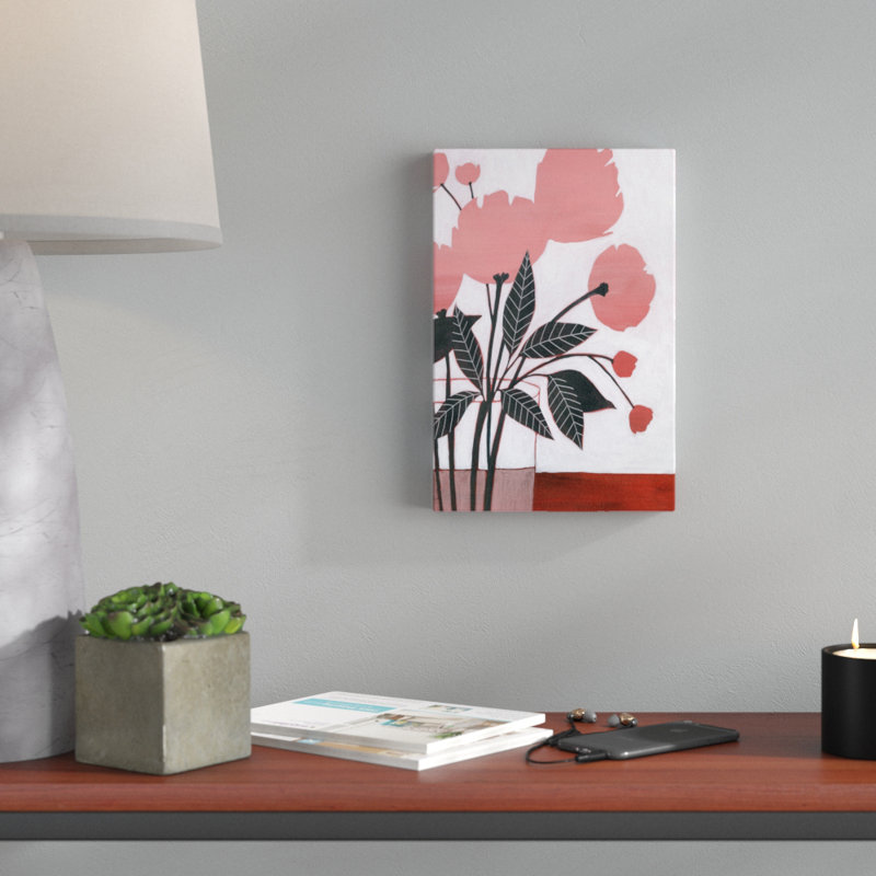 Flower Screen II by Grace Popp - Painting Print, 30cm H x 20cm W, Wrapped Canvas