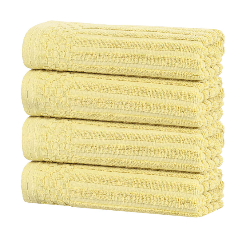 Ensemble de serviettes en coton Kleiman, Or jaune