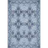Orford Hand Tufted Wool Rug in Blue/Cream