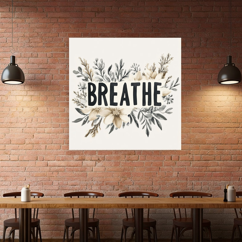 Naturea#039;S Whisper Organic Peaceful Serene Nature Flower Wall Art Print, 121.92cm H x 121.92cm W