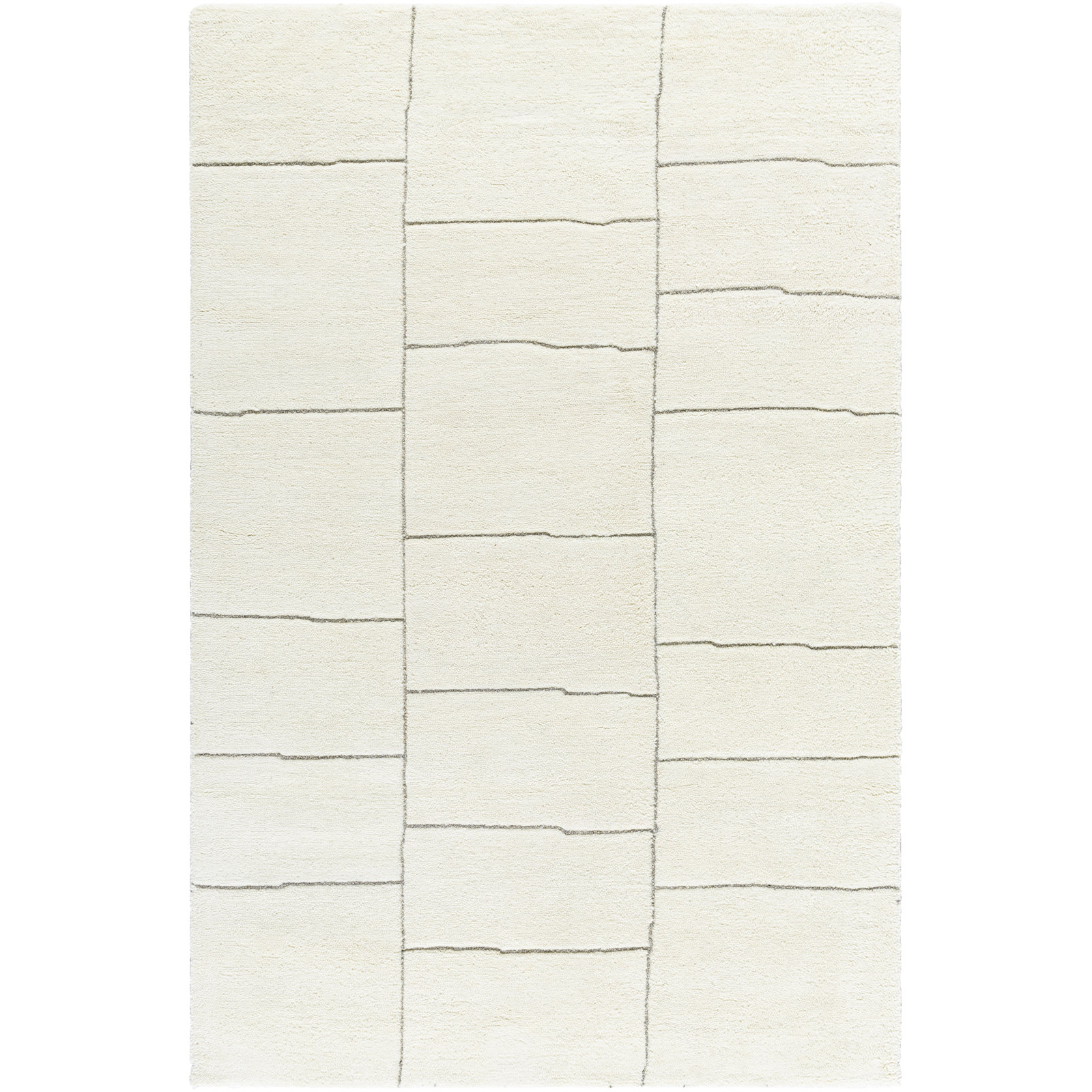 Hand-Tufted Geometric Rug, Rectangle 9' x 12'
