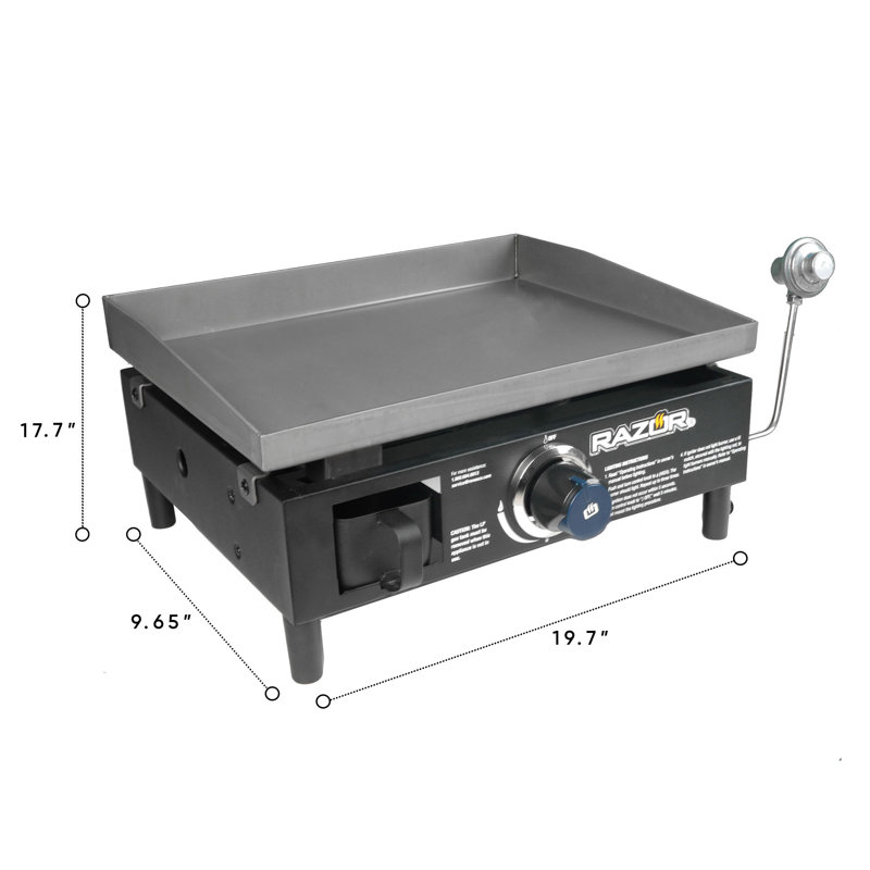 Razor Single Burner Freestanding Liquid Propane Gas Grill