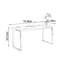 Bureau en acier inoxydable Minimalist-1077292967-1077292964