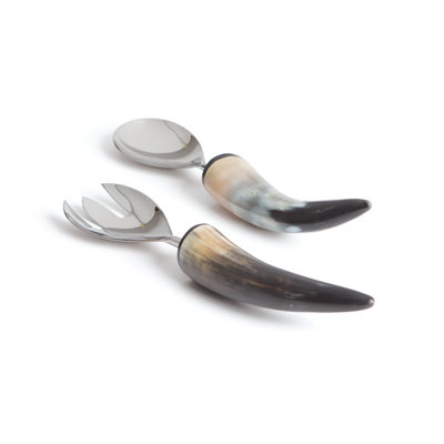 Ruxt Stainless Steel Salad Servers
