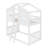 Posell Kids Twin Over Twin Bunk Bed-291010595