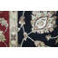 Tapis noir et rouge de haute qualité noué à la main