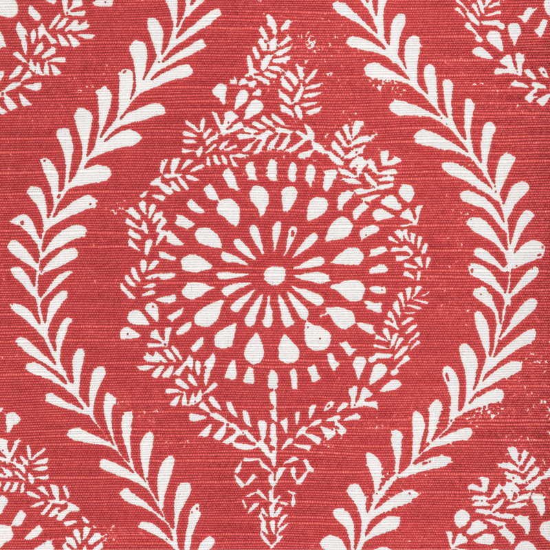 Manoir Marindol Print Fabric, Red