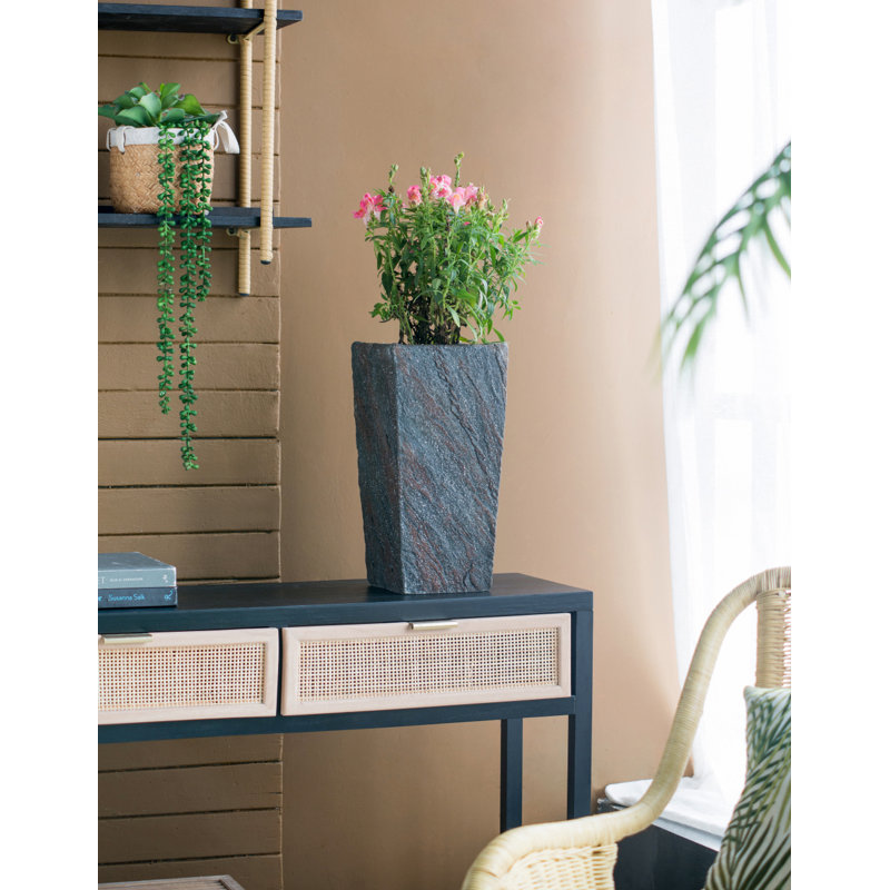 Pot Planter, 15" H x 7.5" W x 7.5" D
