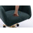 Modern Teddy Fabric Material Adjustable Height 360 Revolving Home Office Chair With Metal Legs Universal Wheel For Indoor-1282921117
