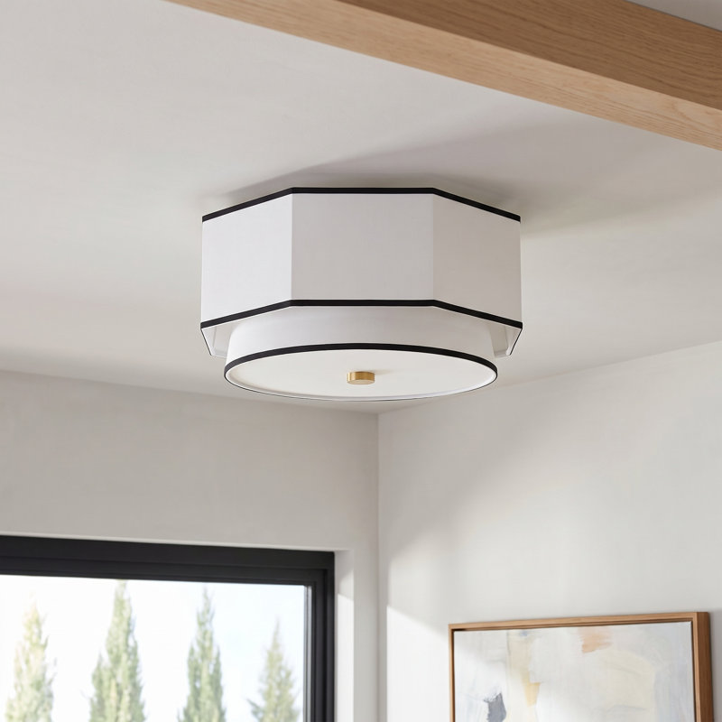 Turner Fabric Flush Mount
