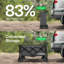 Chariot pliant pliable d'une capacité de 350 lb-115214055